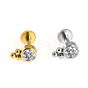 316L Surgical Stainless Steel & G23 Titanium Crystal Rhinestone Labrets for Women Men WG3A239-42-1