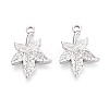 304 Stainless Steel Maple Leaf Pendants STAS-T067-53P-1