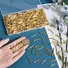400Pcs Brass Tube Beads KK-SC0005-06G-3