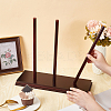 Wooden Donut Holder AJEW-WH0472-12-3