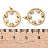 Ion Plating(IP) 304 Stainless Steel Pendants STAS-Q333-25G-3