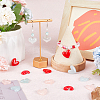 36Pcs 6 Styles Transparent & Opaque Resin Pendants RESI-SC0002-97-4
