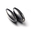 Magnetic Synthetic Hematite Oval Beads G-P079-07A-1