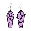 Halloween Coffin Acrylic Dangle Earrings FS-WG35652-04-1