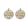 304 Stainless Steel Rhinestone Pendants STAS-L290-59GP-1