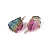 Raw Rough Natural Quartz Crystal Big Pendants G-Q606-48G-2