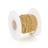 Brass Textured Cable Chains CHC-G005-01G-6