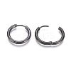 304 Stainless Steel Huggie Hoop Earrings EJEW-F111B-19mm-B-3