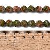 Natural Unakite Beads Strands G-Z119-A31-02-6