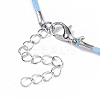 Waxed Cotton Cord Necklace Making MAK-S032-1.5mm-B08-4
