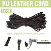 10M Round Imitation Leather Braided Cord WL-GF0001-32C-03-2