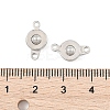 SHEGRACE Brass Snap Clasps XGR0120P-167P-2