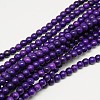 Synthetic Turquoise Beads Strands TURQ-G106-4mm-02M-1