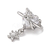 Brass Micro Pave Cubic Zirconia Pendants KK-U042-12P-2