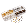 Brass Crimp Beads Covers KK-TA0007-01-2