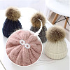 60Pcs 3 Shapes Acrylic Knitted Hat Making Fastener Tool FIND-GA0004-04-5