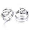 Alloy Cuff Finger Rings RJEW-S038-195S-P-NR-1