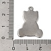 Non-Tarnish 304 Stainless Steel Pendants STAS-N103-20P-3