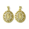 Brass Micro Pave Cubic Zirconia Pendants KK-H472-53J-G-1