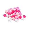 Rondelle Food Grade Eco-Friendly Silicone Focal Beads SIL-F003-07D-1