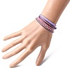 14Pcs 7 Colors Cotton Cord Bracelet Set for Men Women BJEW-FS00025-05-3