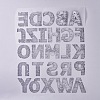 Alphabet Iron On Transfers Applique Cool Heat Vinyl Thermal Transfers Stickers For Clothes Fabric Decoration Badge DIY-WH-0151-34B-2