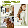 9Pcs 3 Colors Alloy Heart-shaped Locking Carabiner Clasps FIND-DC0005-45-6