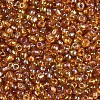 Transparent Colours Rainbow Round Glass Seed Beads X-SEED-A007-3mm-162C-2
