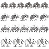 56Pcs 4 Styles Alloy Pendants FIND-SC0007-96-1