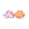 Opaque Resin Decoden Cabochons RESI-S394-02-2