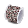 Brass Dapped Chains AJEW-Q153-02P-03-3