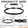 1Pc Adjustable Nylon Cord Braided Bracelets for Women Men BJEW-LP0001-31A-Y-2