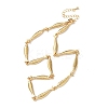 Women's Brass Necklaces NJEW-Z113-01G-4