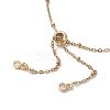 2Pcs 2 Colors 304 Stainless Steel Satellite Chain Bracelet Slider Making AJEW-JB01242-01-3