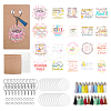 DIY Keychain Making Kits DIY-GO0002-53D-1
