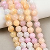 Natural Green Jade Beads Strands G-G757-03-10mm-1