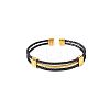 Braided 304 Stainless Steel Cuff Bangles for Men Women FS-WGA6616-02-1