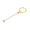 Iron Bar Beadable Keychain Clasps AJEW-R004-02G-2