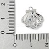 Brass Pave Light Sky Blue and Clear Cubic Zirconia Sea Animal Connector Charms LS-KK-M326-07A-P-3