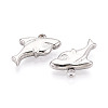 304 Stainless Steel Shark Pendants STAS-T069-09S-2