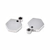 Non-Tarnish 201 Stainless Steel Charms STAS-N095-072-2