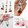 30Pcs 5 Styles Transparent Acrylic & Resin Pendants OHAR-SC0001-15-7