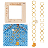 Alloy and  Wooden Sweater Knitting tool AJEW-WH0472-20G-1
