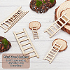 40Pcs 4 Style Unfinished Wooden Mini Ladders WOOD-OC0003-63-4