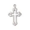 Alloy with Rhinestone Pendants FIND-M021-24P-02-1