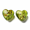 Handmade Lampwork Silver Foil Glass Beads FOIL-T005-01A-2