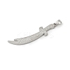 304 Stainless Steel Big Pendants STAS-F326-20P-2