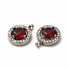 304 Stainless Steel Cubic Zirconia Pendants STAS-A076-05P-3