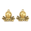 304 Stainless Steel Rhinestone Charms STAS-H242-05G-02-1