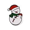 Christmas Theme Zinc Alloy Enamel Pin Brooch for Backpack Clothes JEWE-R003-01EB-07-1